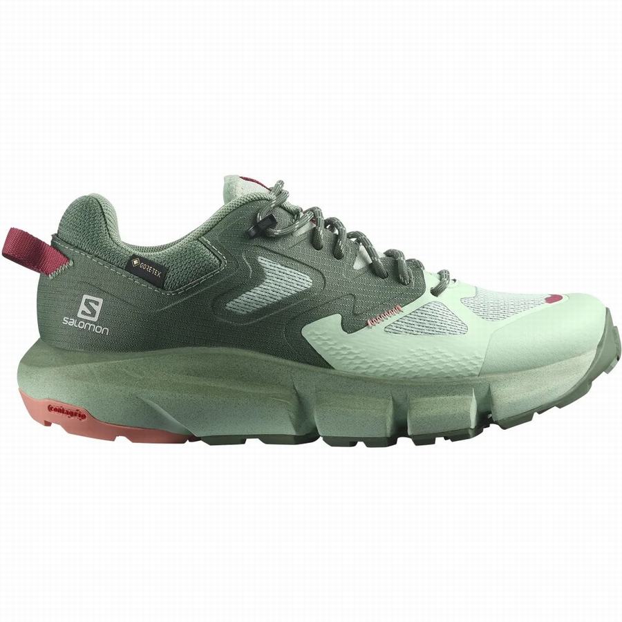 Salomon Predict Hike Gore-tex Turisticka Obuv Damske Zelene |ULS1593WS|